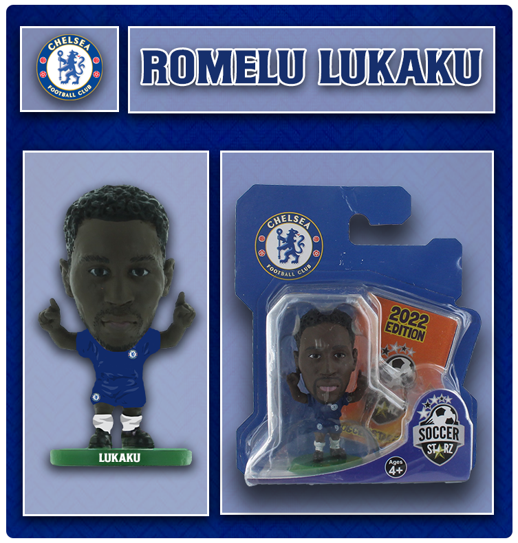 Soccerstarz - Chelsea - Romelu Lukaku - Home Kit (New Sculpt)