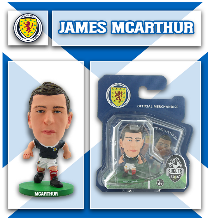 Soccerstarz - Scotland - James McArthur - Home Kit