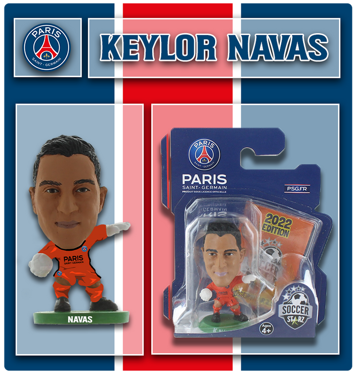 Soccerstarz - Paris St Germain - Keylor Navas - Home Kit