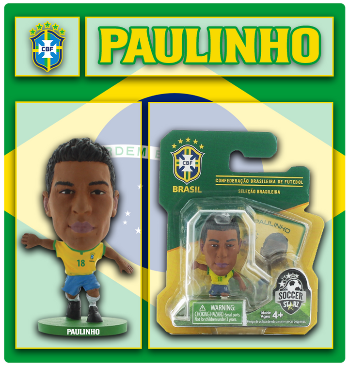 Soccerstarz - Brazil - Paulinho - Home Kit