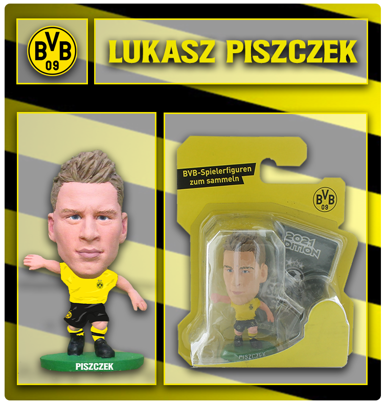 Soccerstarz - Borussia Dortmund - Lukasz Piszczek - Home Kit