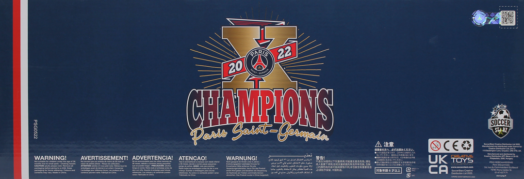 Limited Edition Paris St Germain League Winners 16 player (Classic Kit - 2021/22)