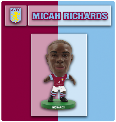 Aston Villa - Micah Richards - Home Kit (2016 Version) (Clear Sachet)