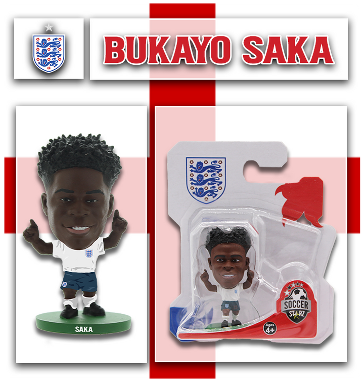 Soccerstarz - England - Bukayo Saka - Home Kit