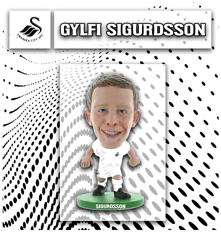 Soccerstarz - Swansea City - Gylfi Sigurdsson - Home Kit