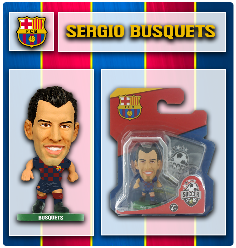 Soccerstarz - Barcelona - Sergio Busquets - Home Kit