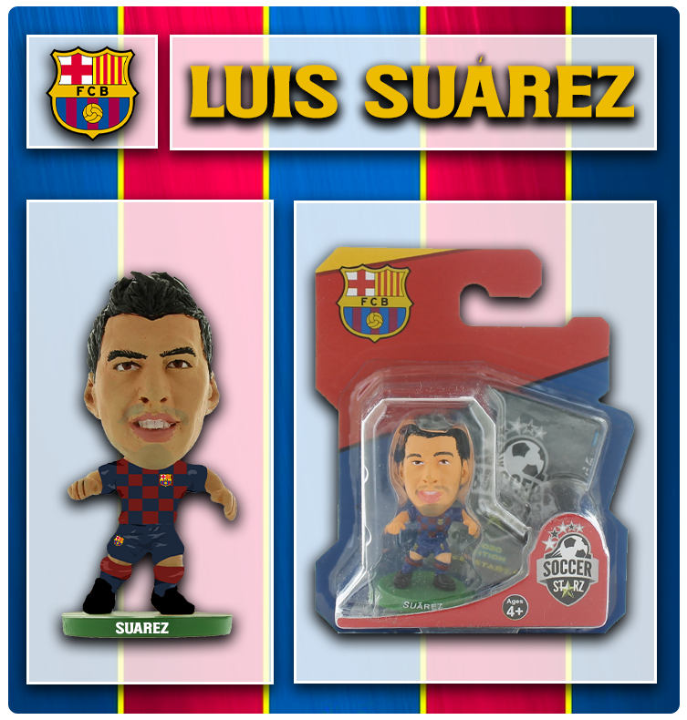 Soccerstarz - Barcelona - Luis Suarez - Home Kit