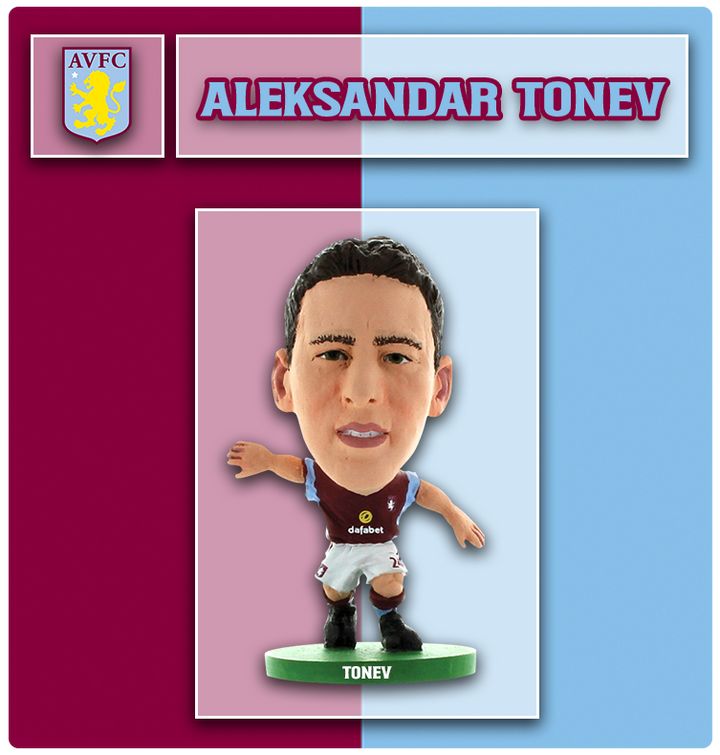 Soccerstarz - Aston Villa - Aleksander Tonev - Home Kit