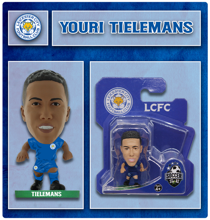 Soccerstarz - Leicester City - Youri Tielemans - Home Kit (New Classic)