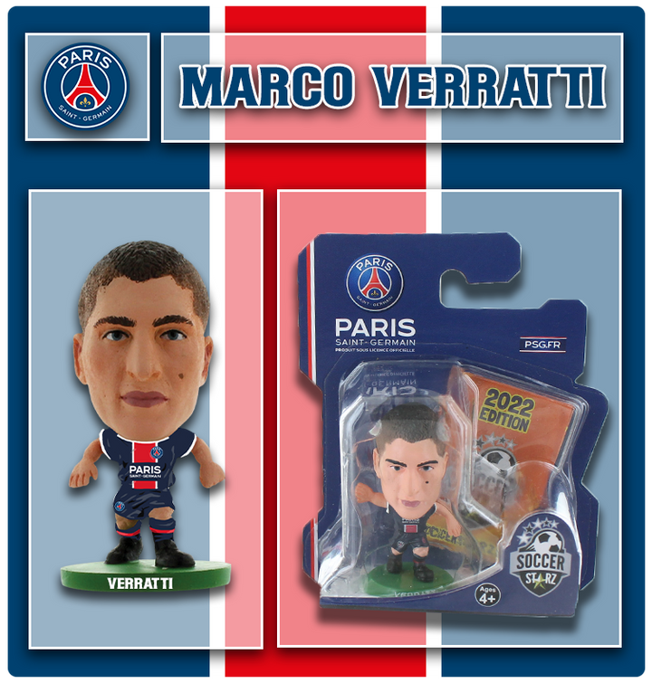 Soccerstarz - Paris St Germain - Marco Verratti - Home Kit
