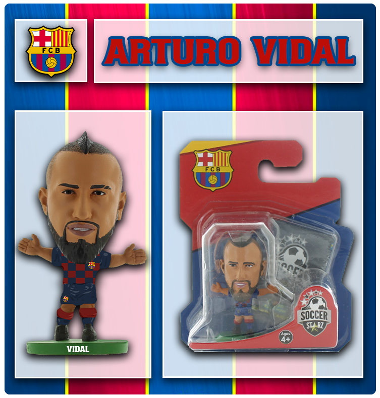 Soccerstarz - Barcelona - Arturo Vidal - Home Kit
