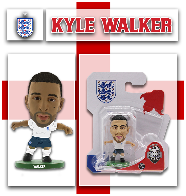 Soccerstarz - England - Kyle Walker - Home Kit