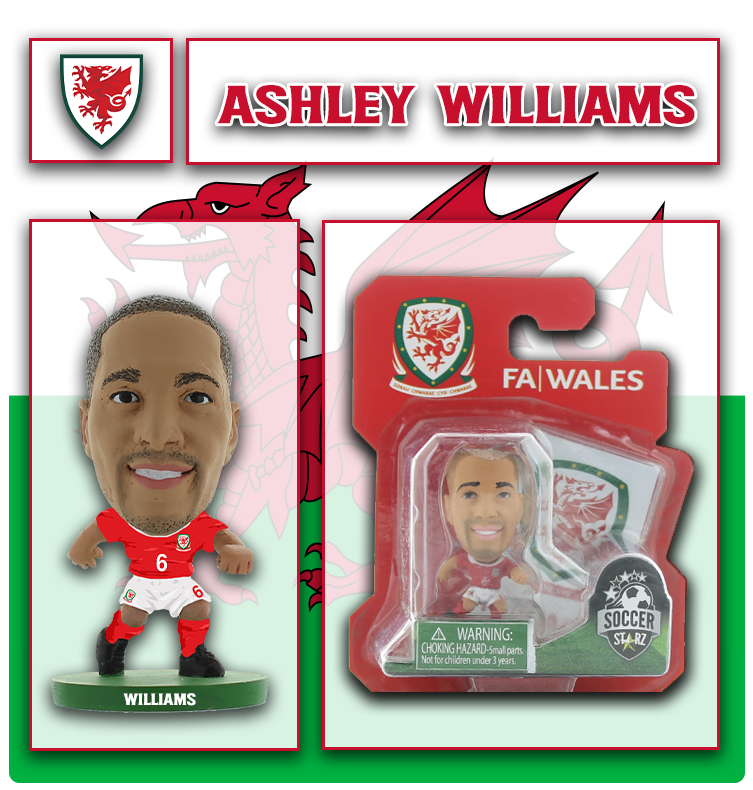 Soccerstarz - Wales - Ashley Williams - Home Kit