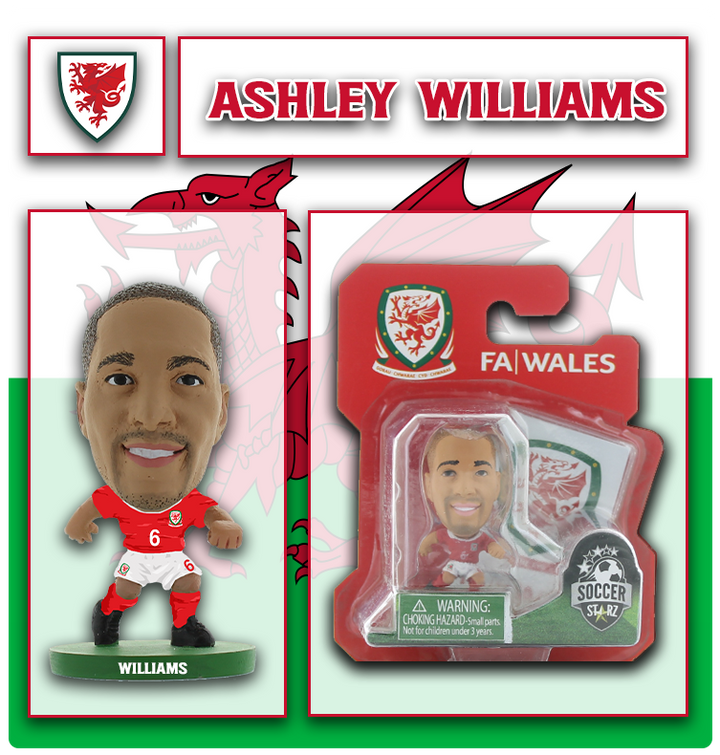 Soccerstarz - Wales - Ashley Williams - Home Kit