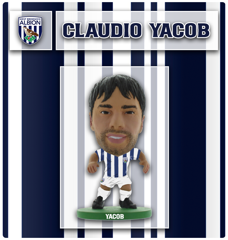 Soccerstarz - West Brom - Claudio Yacob - Home Kit