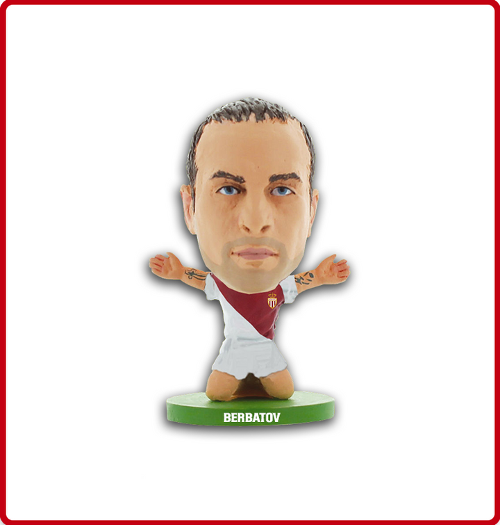 Soccerstarz - AS Monaco - Dimitar Berbatov  - Home Kit
