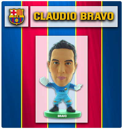 Barcelona - Claudio Bravo - Home Kit (2015 Version) (Clear Sachet)