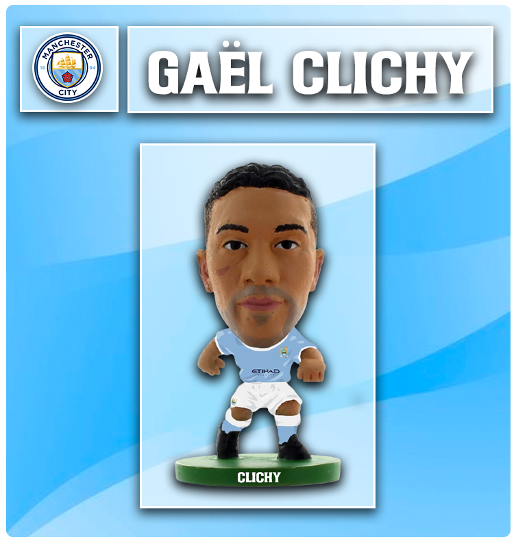 Soccerstarz - Manchester City - Gael Clichy - Home Kit