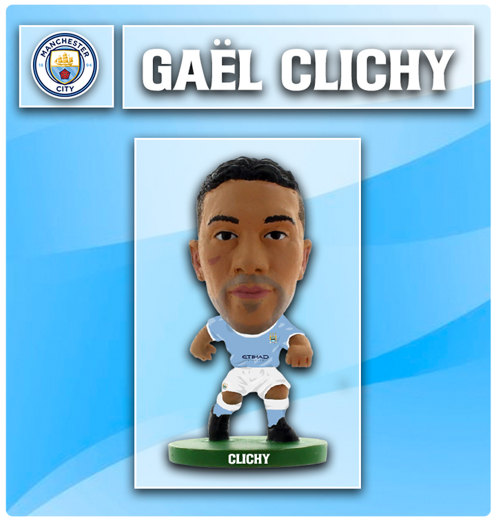 Soccerstarz - Manchester City - Gael Clichy - Home Kit