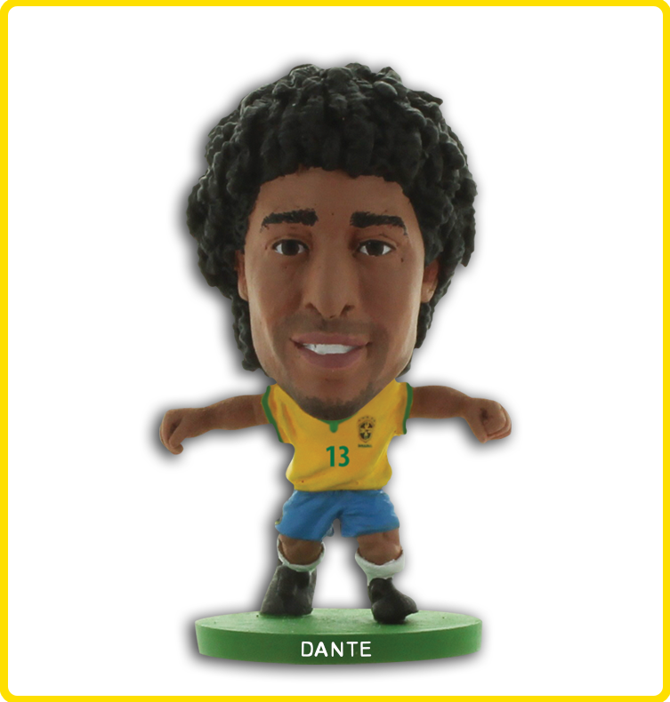 Soccerstarz - Brazil - Dante - Home Kit
