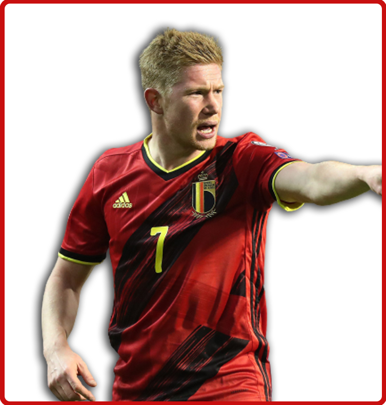 2020 Kevin De Bruyne Belgium Home Jersey - Soccer Master