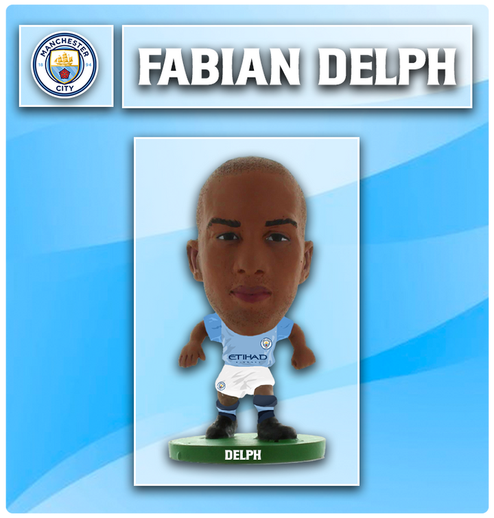 Soccerstarz - Manchester City - Fabian Delph - Home Kit