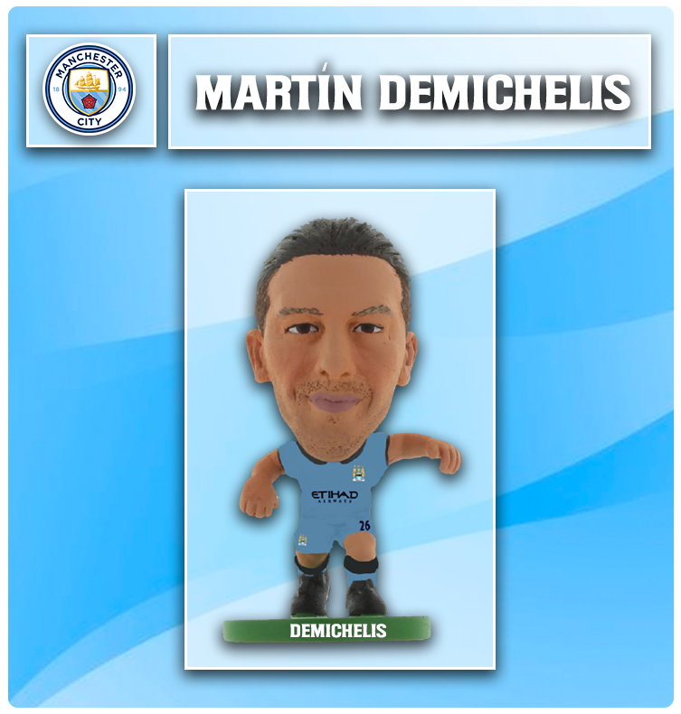 Soccerstarz - Manchester City - Martin Demichelis - Home Kit