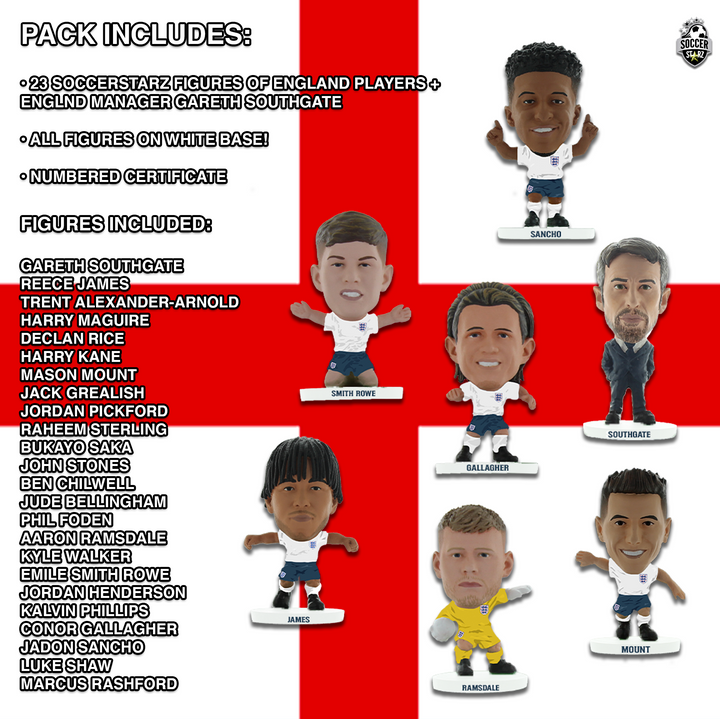 England Team Pack 24 Figure (2022 Version)