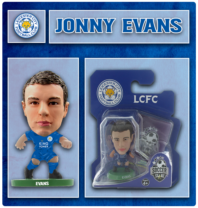 Soccerstarz - Leicester City - Jonny Evans - Home Kit