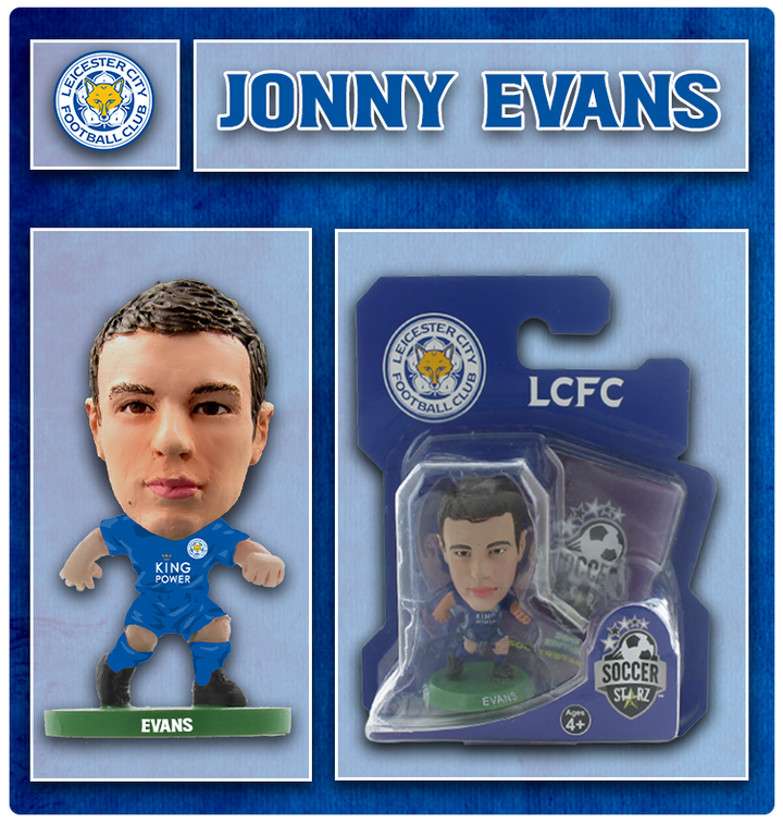 Soccerstarz - Leicester City - Jonny Evans - Home Kit