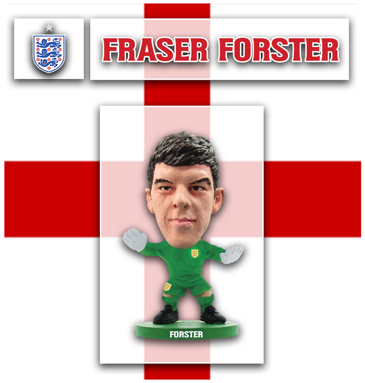 Soccerstarz - England - Fraser Forster - Home Kit