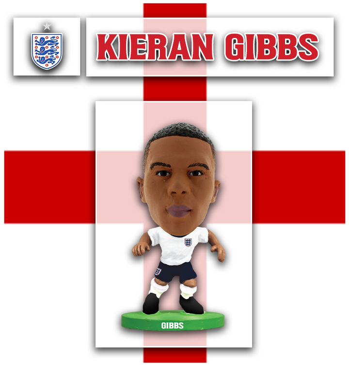 Soccerstarz - England - Kieran Gibbs - Home Kit