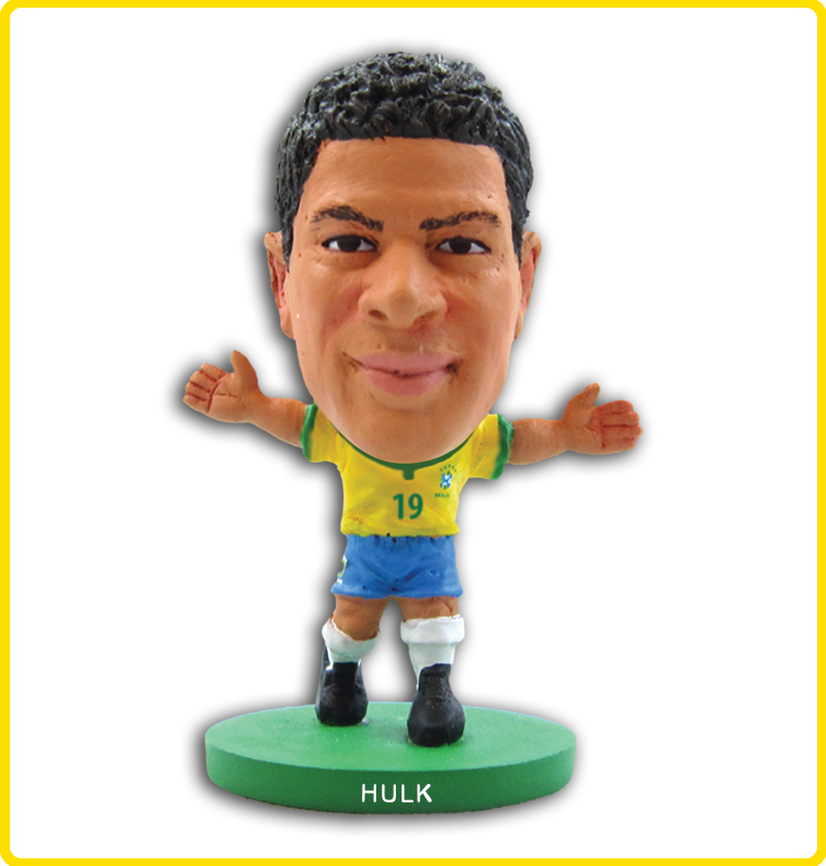 Mini Craque Soccerstarz - Dante, Ramires E Jô - Brasil