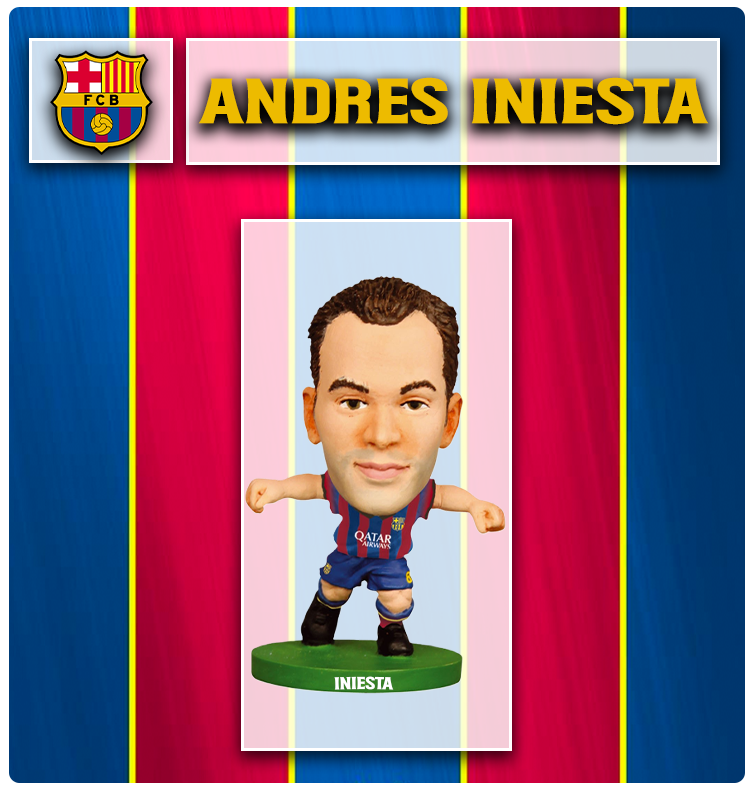 Andres Iniesta - Barcelona - Home Kit (2015 version)