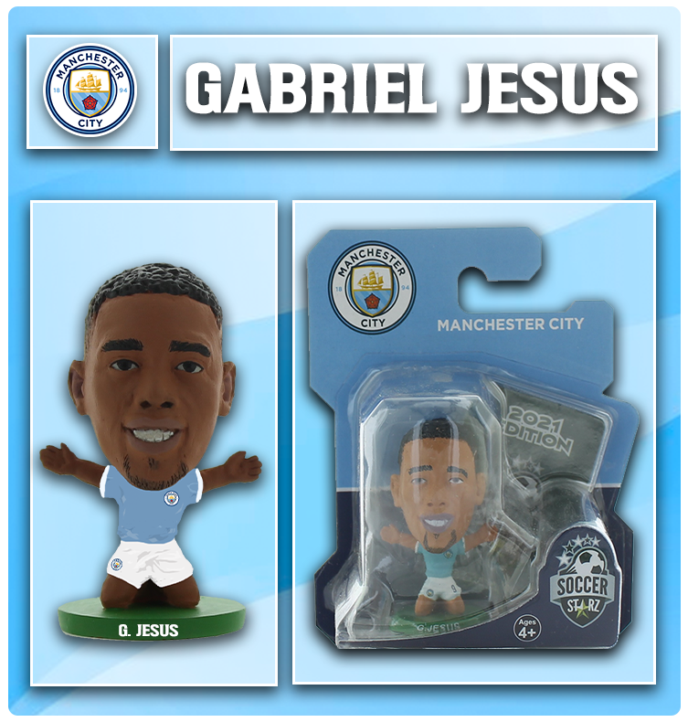 Soccerstarz - Manchester City - Gabriel Jesus - Home Kit