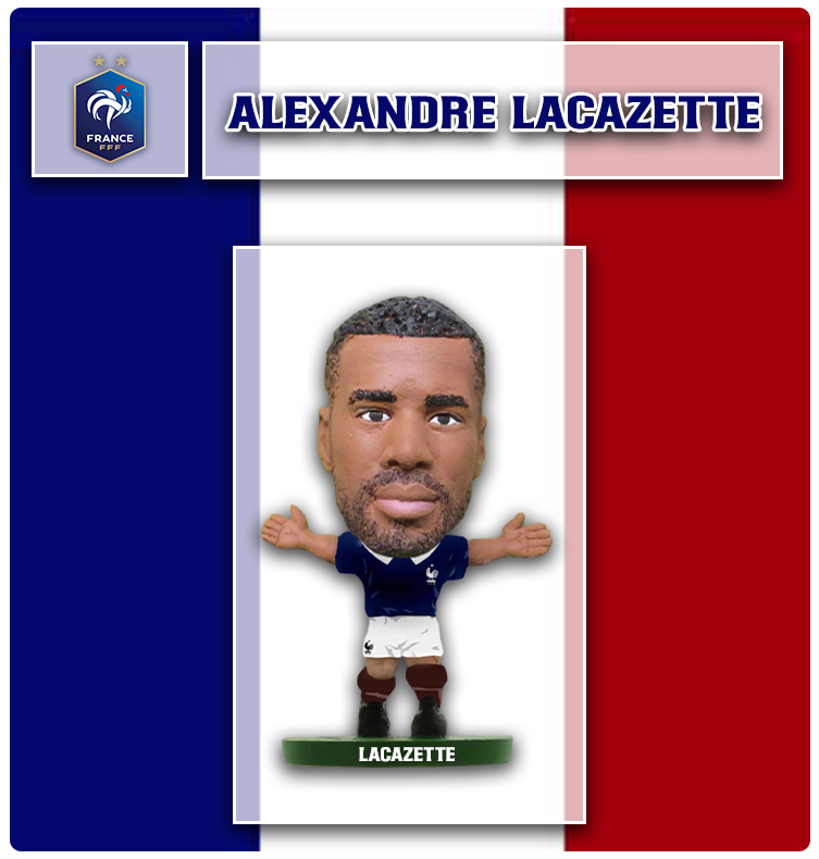 Soccerstarz - France - Alexandre Lacazette - Home Kit