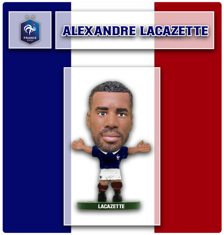 Soccerstarz - France - Alexandre Lacazette - Home Kit