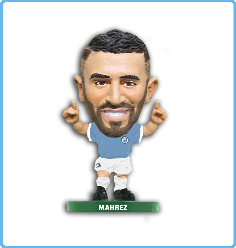Soccerstarz - Manchester City - Riyad Mahrez - Home Kit