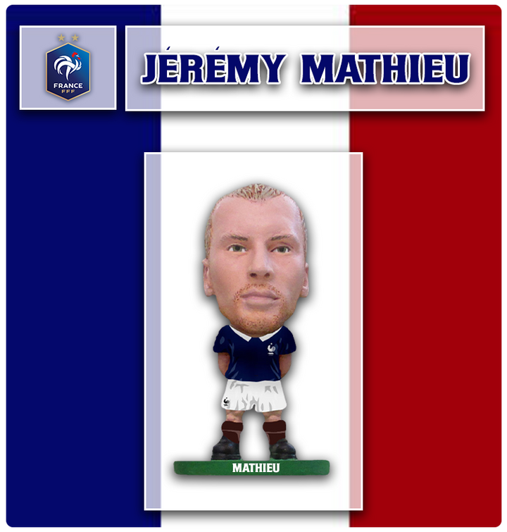 Soccerstarz - France - Jeremy Mathieu - Home Kit