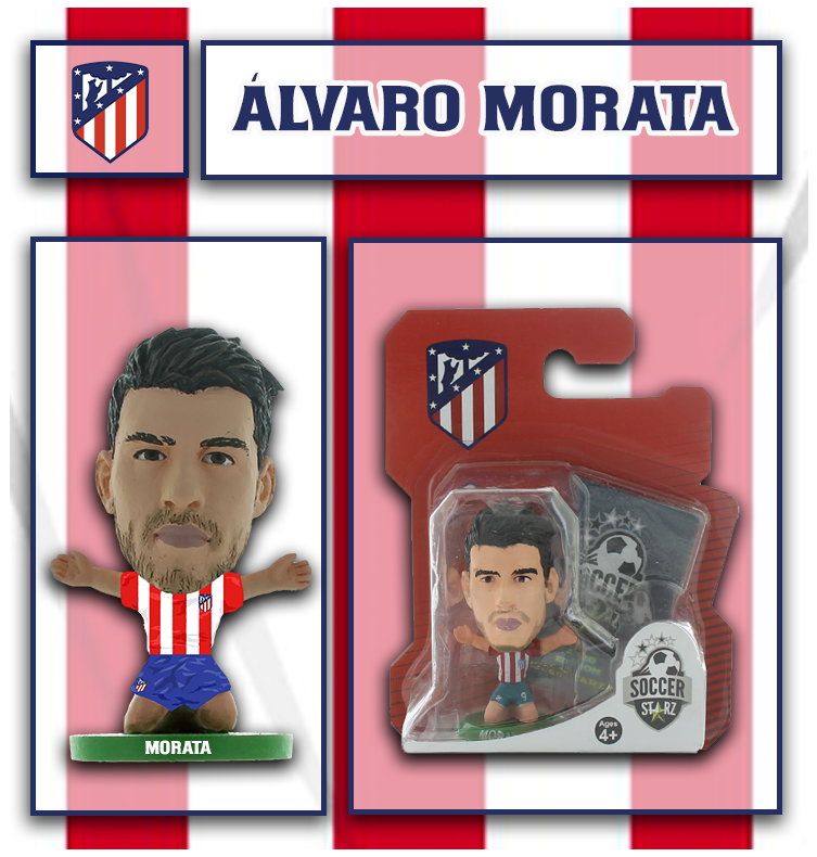 Soccerstarz - Atletico Madrid - Alvaro Morata - Home Kit