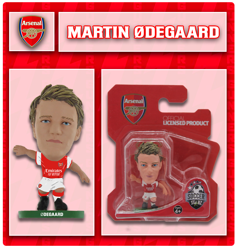 Soccerstarz - Arsenal - Martin Odegaard - Home Kit