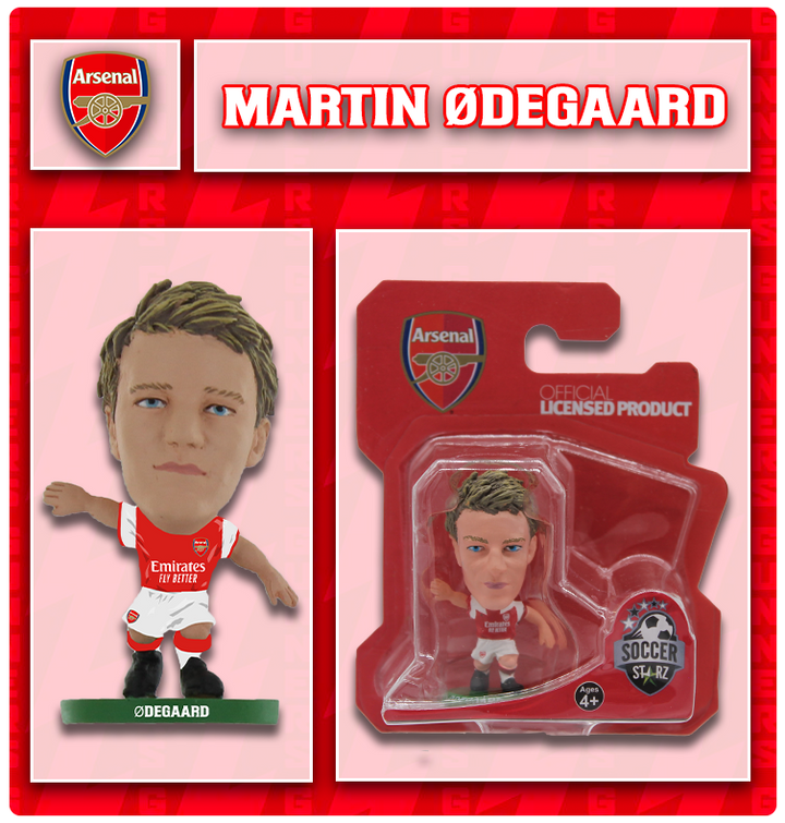 Soccerstarz - Arsenal - Martin Odegaard - Home Kit