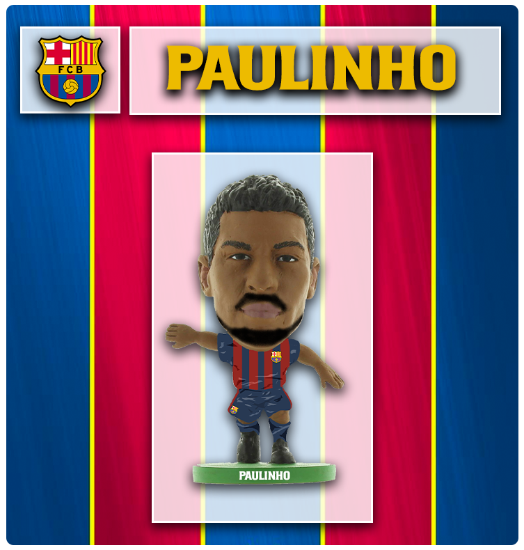 Soccerstarz - Barcelona - Paulinho - Home Kit