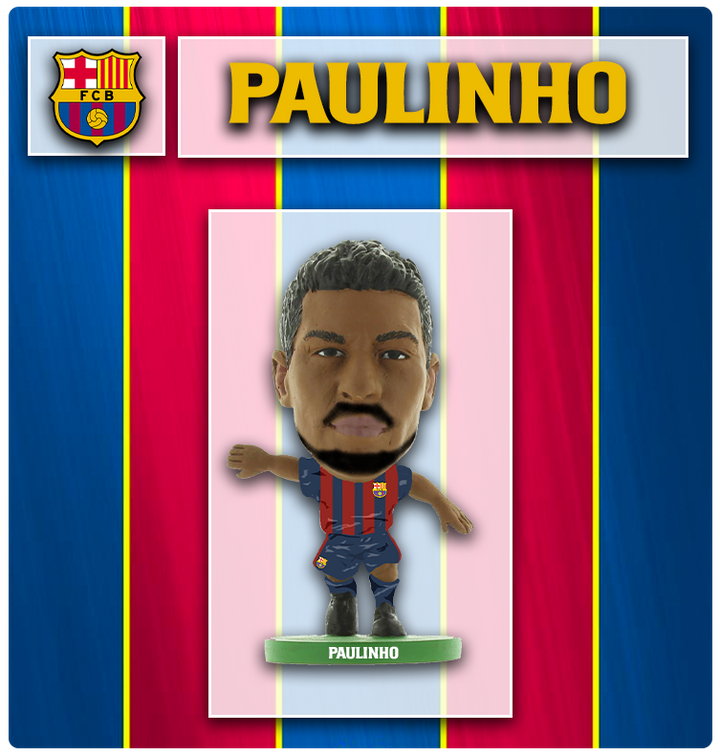 Soccerstarz - Barcelona - Paulinho - Home Kit