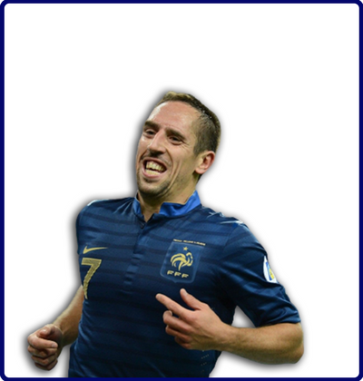 Frank Ribery - France - Home Kit