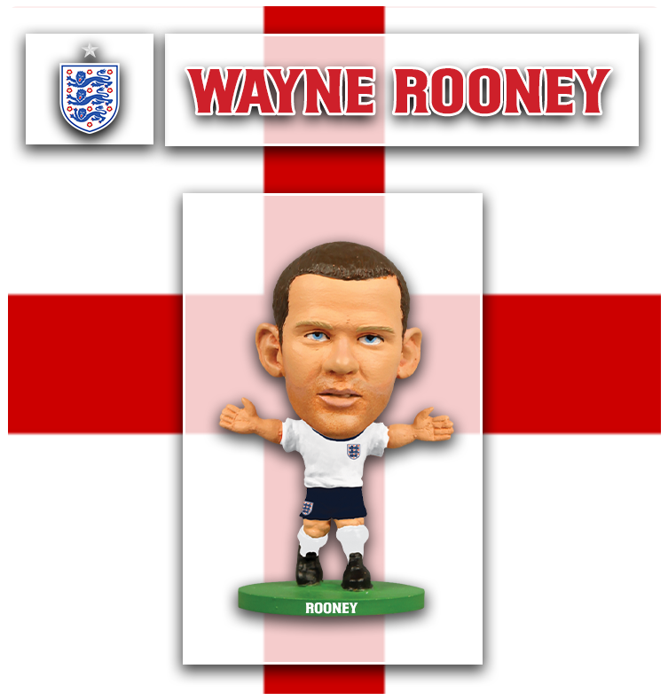 Soccerstarz - England - Wayne Rooney - Home Kit – The Official 