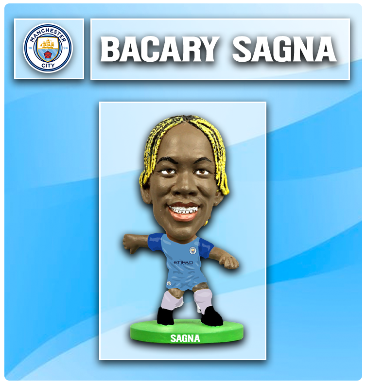 Soccerstarz - Manchester City - Bacary Sagna - Home Kit