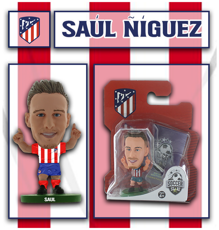 Soccerstarz - Atletico Madrid - Saul Niguez - Home Kit