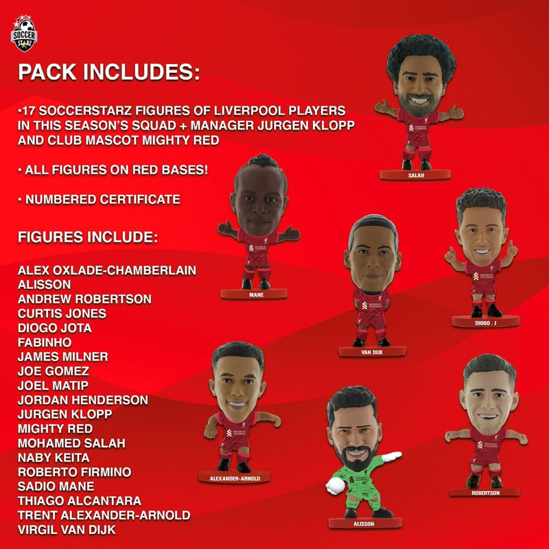 Liverpool Team Pack 19 figure (2021/2022)