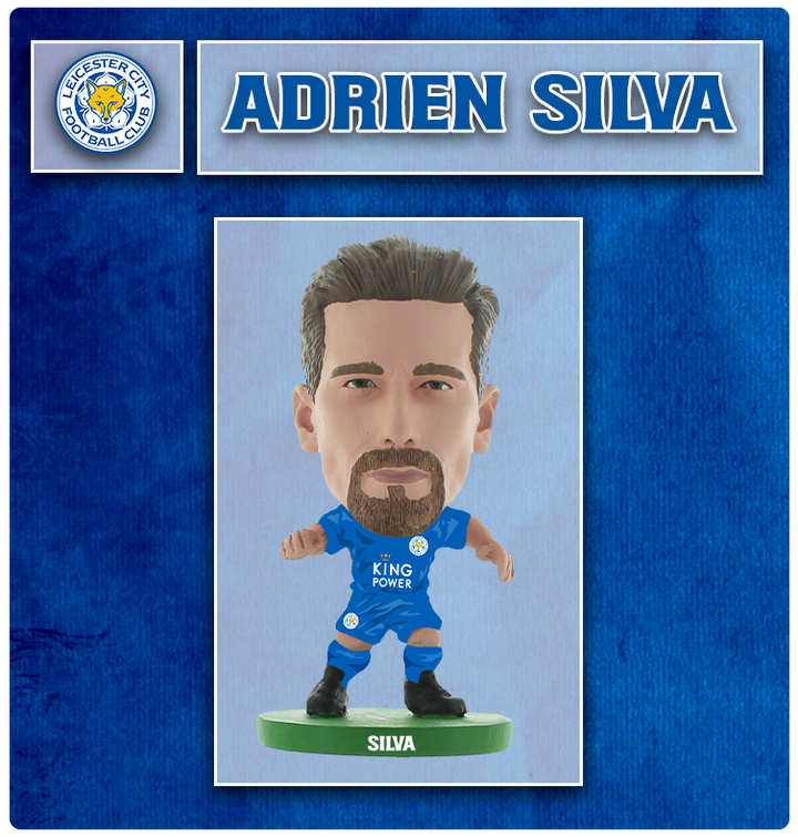 Soccerstarz - Leicester City - Adrien Silva - Home Kit